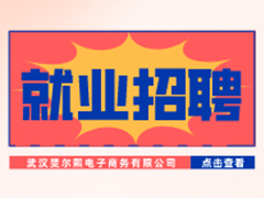 【就業(yè)招聘】武漢斐爾熙電子商務(wù)有限公司·武漢新華就業(yè)招聘信息